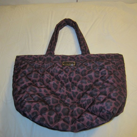 Marc Jacobs Purple Large Leopard Print Tote - Picture 7 of 7
